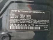 ✅ 2016 BMW 6 Series 650i xDrive • VIN: WBA6D6C54GGF94702 • Лот: 96414025. Опубликован ранее на Copart с пробегом 155 112 миль. Бесплатный доступ к архиву аукционных продаж из США и подробный отчёт об истории автомобиля на DreamBid. Изображение 12.