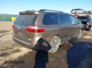 ✅ 2020 Toyota Sienna LE • VIN: 5TDJZ3DC7LS238865 • Lot: 43608509. Listed on IAAI with 120,639 mi. Free auction sales archive from the USA and detailed vehicle history report at DreamBid. Image 4.