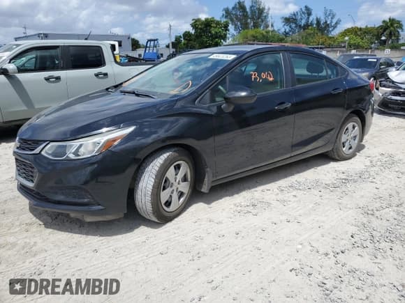 ✅ 2016 Chevrolet Cruze LS • VIN: 1G1BC5SM4G7297507 • Lot: 49623263. Listed on Copart with 73,042 mi. Free auction sales archive from the USA and detailed vehicle history report at DreamBid. Image 1.