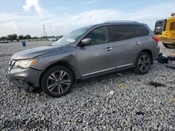✅ 2017 Nissan Pathfinder Platinum • VIN: 5N1DR2MN2HC632982 • Lot: 71849275. Listed on Copart with 103,541 mi. Free auction sales archive from the USA and detailed vehicle history report at DreamBid. Image 1.