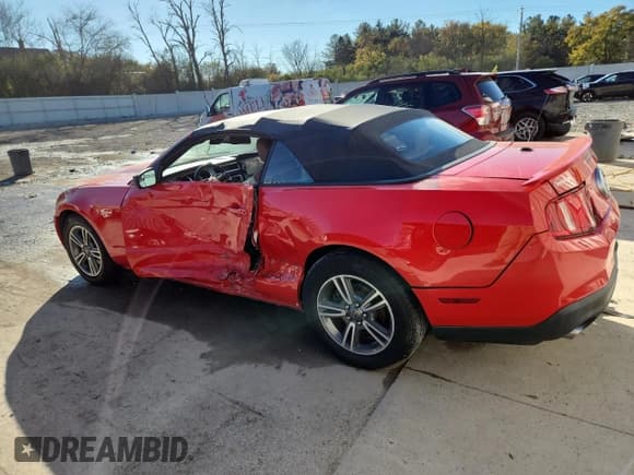 ✅ 2012 Ford Mustang Premium • VIN: 1ZVBP8EM1C5212716 • Lot: 89845355. Listed on Copart with 94,057 mi. Free auction sales archive from the USA and detailed vehicle history report at DreamBid. Image 2.