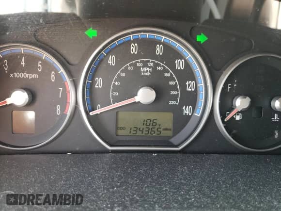 2008 Hyundai Santa Fe GLS with VIN 5NMSG73D78H191505, listed as a Copart auction lot 60567344 with 134,365 mi miles and Clean title. Bid and sale history available at DreamBid. Image 9.