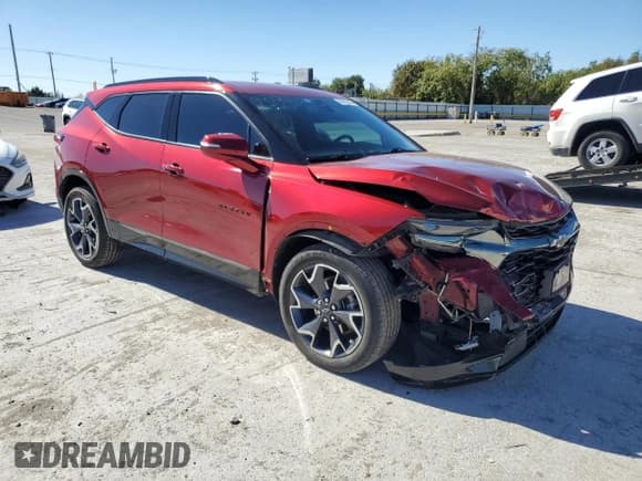 ✅ 2021 Chevrolet Blazer RS • VIN: 3GNKBERS7MS581121 • Лот: 85952345. Опубликован ранее на Copart с пробегом 86 581 миль. Бесплатный доступ к архиву аукционных продаж из США и подробный отчёт об истории автомобиля на DreamBid. Изображение 4.