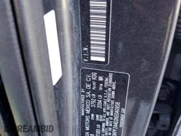 ✅ 2019 Kia Forte LXS • VIN: 3KPF24AD2KE040958 • Lot: 90699085. Listed on Copart with 124,493 mi. Free auction sales archive from the USA and detailed vehicle history report at DreamBid. Image 13.