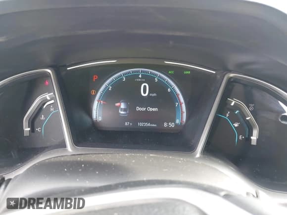 ✅ 2020 Honda Civic EX-L • VIN: 19XFC1F71LE015937 • Lot: 42844209. Listed on IAAI with 102,354 mi. Free auction sales archive from the USA and detailed vehicle history report at DreamBid. Image 7.