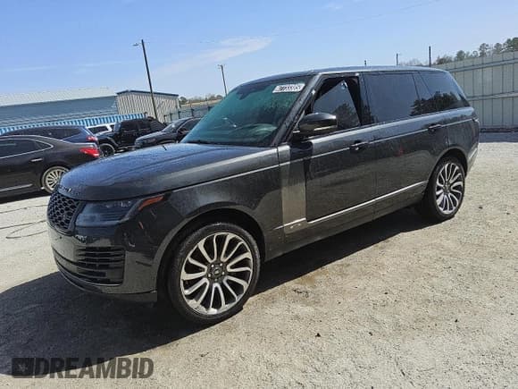 ✅ 2019 Land Rover Range Rover • VIN: SALGS5RE9KA528226 • Лот: 47733385. Опубликован ранее на Copart с пробегом 98 481 миль. Бесплатный доступ к архиву аукционных продаж из США и подробный отчёт об истории автомобиля на DreamBid. Изображение 1.