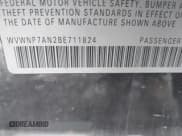 ✅ 2011 Volkswagen CC Sport • VIN: WVWNP7AN2BE711824 • Lot: 43833693. Listed on IAAI with 190,292 mi. Free auction sales archive from the USA and detailed vehicle history report at DreamBid. Image 9.