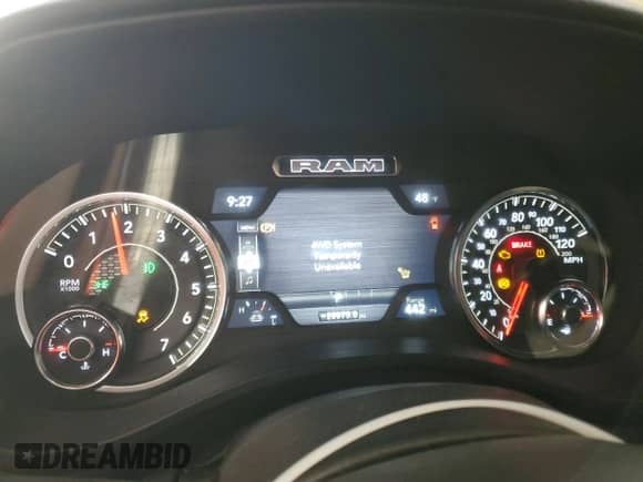 2025 Ram 1500 Big Horn с VIN 1C6SRFFP2SN656073, выставлен на аукционе Copart как лот 87063315 с пробегом 20 975 миль миль и Чистый • Clean title. История ставок и продаж доступна на DreamBid. Изображение 9.