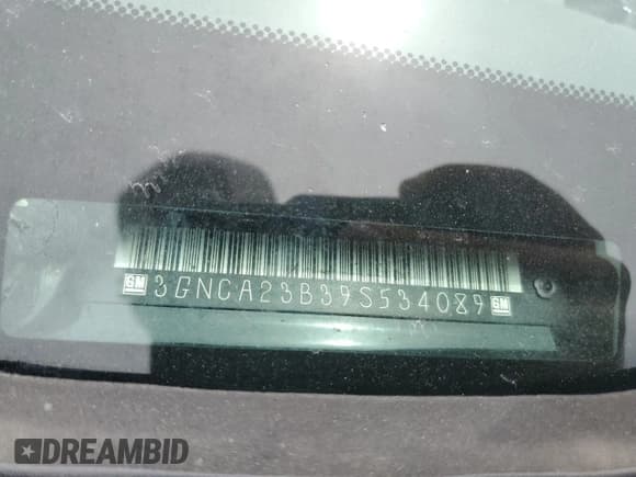 ✅ 2009 Chevrolet HHR 1LT • VIN: 3GNCA23B39S534089 • Lot: 61331754. Listed on Copart with Not provided. Free auction sales archive from the USA and detailed vehicle history report at DreamBid. Image 13.