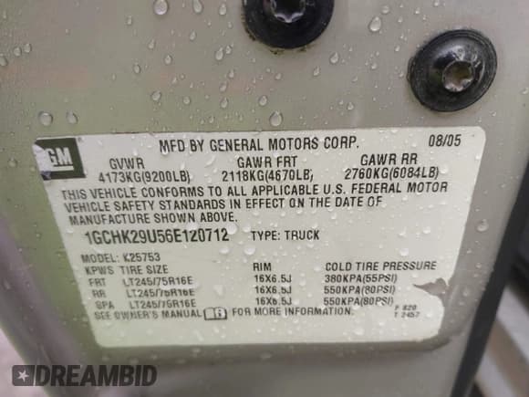 ✅ 2006 Chevrolet Silverado 2500HD LT2 • VIN: 1GCHK29U56E120712 • Lot: 41945423. Wystawiony na IAAI z przebiegiem 277 045 mil. Bezpłatny archiwum sprzedaży aukcyjnych z USA i szczegółowy raport historii pojazdu na DreamBid. Zdjęcie 9.