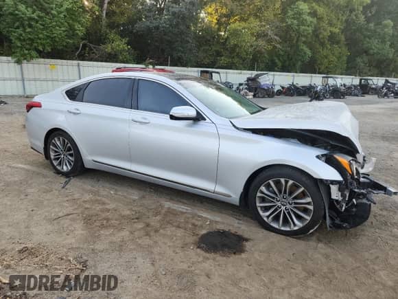2016 Hyundai Genesis 3.8L with VIN KMHGN4JE4GU106175, listed as a Copart auction lot 84653245 with 59,776 mi miles and Salvage title. Bid and sale history available at DreamBid. Image 4.