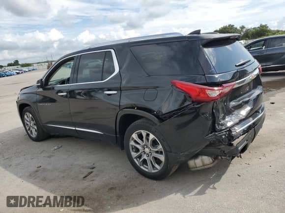 2021 Chevrolet Traverse Premier с VIN 1GNERKKW4MJ146479, выставлен на аукционе Copart как лот 70419845 с пробегом 35 468 миль миль и Списание • Salvage title. История ставок и продаж доступна на DreamBid. Изображение 2.