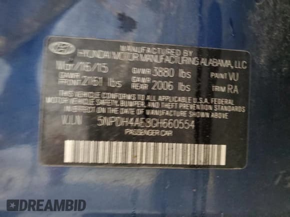 ✅ 2016 Hyundai Elantra SE • VIN: 5NPDH4AE8GH660554 • Лот: 86511535. Опубликован ранее на Copart с пробегом 140 183 миль. Бесплатный доступ к архиву аукционных продаж из США и подробный отчёт об истории автомобиля на DreamBid. Изображение 12.