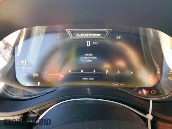 2024 Ram 1500 Limited with VIN 1C6SRFHTXRN153220, listed as a Copart auction lot 61267535 with 22,490 mi miles and Salvage title. Bid and sale history available at DreamBid. Image 9.