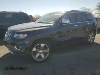 ✅ 2014 Jeep Grand Cherokee Limited • VIN: 1C4RJEBG7EC240020 • Lot: 66308455. Listed on Copart with 145,920 mi. Free auction sales archive from the USA and detailed vehicle history report at DreamBid. Image 1.