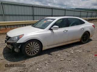 2014 Hyundai Equus Signature with VIN KMHGH4JHXEU082494, listed as a Copart auction lot 64652485 with 180,270 mi miles and Clean title. Bid and sale history available at DreamBid. Image 1.