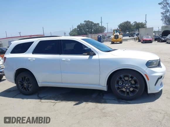 2021 Dodge Durango GT with VIN 1C4RDHDGXMC757865, listed as a IAAI auction lot 42725232 with 44,633 mi miles and . Bid and sale history available at DreamBid. Image 13.