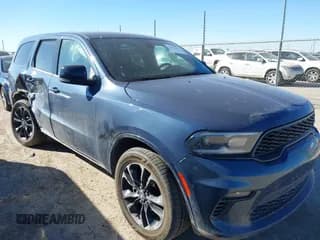 ✅ 2021 Dodge Durango GT Plus • VIN: 1C4RDJDG2MC641678 • Lot: 43593463. Listed on IAAI with 128,232 mi. Free auction sales archive from the USA and detailed vehicle history report at DreamBid. Image 1.