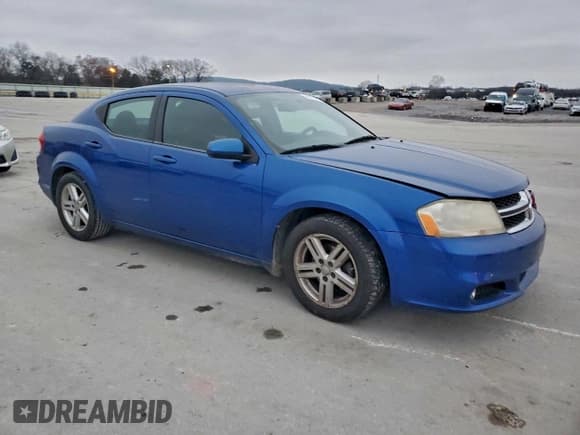 ✅ 2013 Dodge Avenger SXT • VIN: 1C3CDZCB2DN614113 • Lot: 94547505. Listed on Copart with 158,901 mi. Free auction sales archive from the USA and detailed vehicle history report at DreamBid. Image 4.