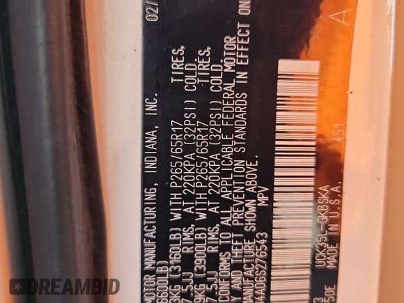 ✅ 2006 Toyota Sequoia SR5 • VIN: 5TDZT34A06S276543 • Лот: 87291685. Опубликован ранее на Copart с пробегом 170 164 миль. Бесплатный доступ к архиву аукционных продаж из США и подробный отчёт об истории автомобиля на DreamBid. Изображение 13.