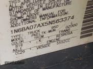 ✅ 2005 Nissan Titan XE • VIN: 1N6BA07AX5N563374 • Lot: 43627413. Listed on IAAI with 151,817 mi. Free auction sales archive from the USA and detailed vehicle history report at DreamBid. Image 9.