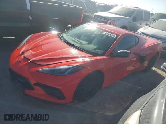 2023 Chevrolet Corvette 1LT z VIN 1G1YA2D4XP5114831, wystawiony jako Copart lot #76606204 z przebiegiem 2 358 mil mil oraz Nie do naprawy • Non repairable. Historia ofert i sprzedaży dostępna na DreamBid. Obrazek 1.