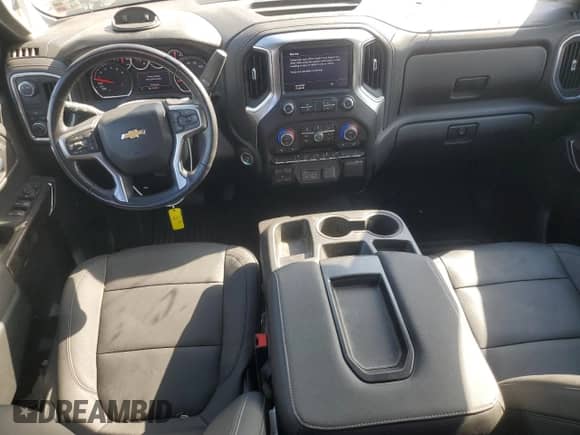 2022 Chevrolet Silverado 1500 LT with VIN 1GCPWCED3NZ107265, listed as a Copart auction lot 85198595 with 55,090 mi miles and Salvage title. Bid and sale history available at DreamBid. Image 8.