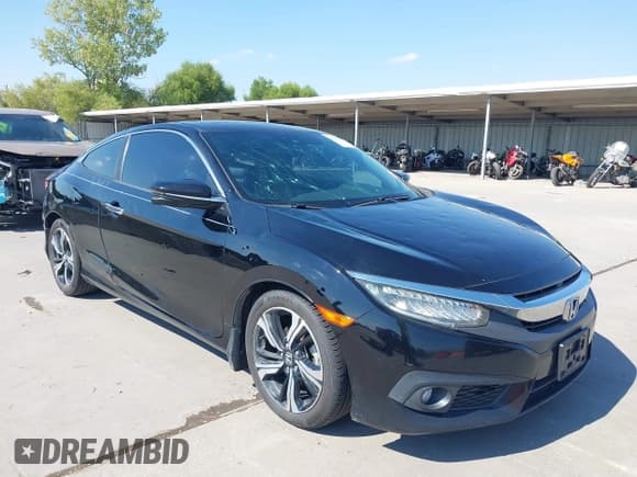 ✅ 2017 Honda Civic Touring • VIN: 2HGFC3B90HH352065 • Lot: 43450628. Listed on IAAI with 168,534 mi. Free auction sales archive from the USA and detailed vehicle history report at DreamBid. Image 1.