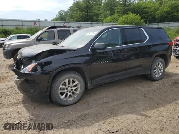✅ 2019 Chevrolet Traverse LS • VIN: 1GNERFKW7KJ315897 • Lot: 59715784. Wystawiony na Copart z przebiegiem 102 830 mil. Bezpłatny archiwum sprzedaży aukcyjnych z USA i szczegółowy raport historii pojazdu na DreamBid. Zdjęcie 1.