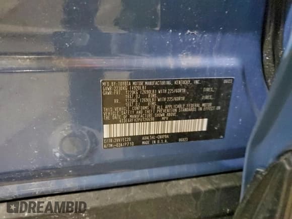 ✅ 2023 Toyota RAV4 Hybrid XSE • VIN: 4T3E6RFV2PU126698 • Lot: 94609785. Listed on Copart with 42,177 mi. Free auction sales archive from the USA and detailed vehicle history report at DreamBid. Image 13.