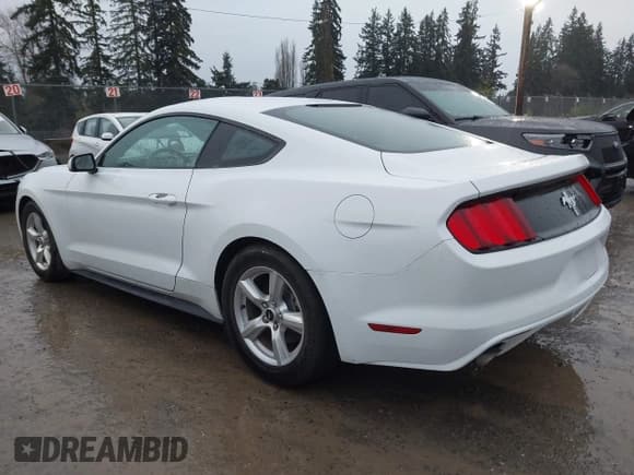 ✅ 2017 Ford Mustang V6 • VIN: 1FA6P8AM3H5307124 • Lot: 43800321. Listed on IAAI with 15,003 mi. Free auction sales archive from the USA and detailed vehicle history report at DreamBid. Image 3.