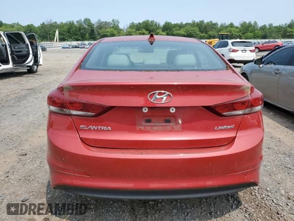 2017 Hyundai Elantra SE with VIN 5NPD84LF0HH010978, listed as a Copart auction lot 60446265 with 78,299 mi miles and Salvage title. Bid and sale history available at DreamBid. Image 6.