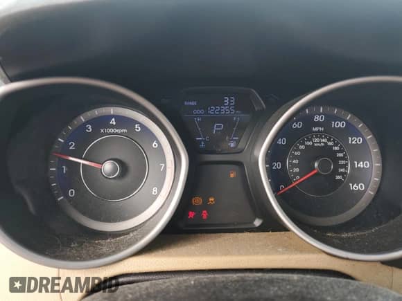 2013 Hyundai Elantra GLS z VIN KMHDH4AE9DU879388, wystawiony jako Copart lot #85315495 z przebiegiem 122 355 mil mil oraz Szkoda całkowita • Salvage title. Historia ofert i sprzedaży dostępna na DreamBid. Obrazek 9.