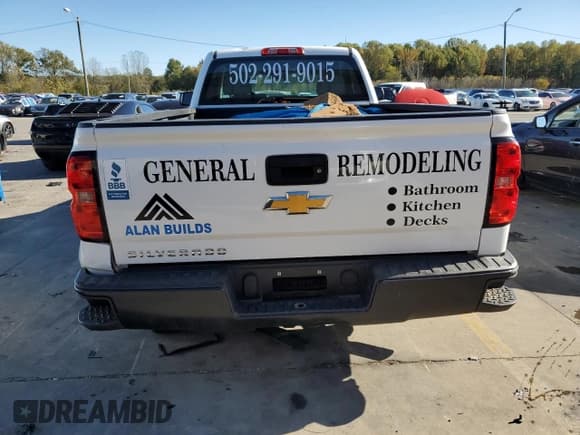 ✅ 2016 Chevrolet Silverado 1500 Work Truck • VIN: 1GCNCNEH8GZ117758 • Лот: 89723915. Опубликован ранее на Copart с пробегом 108 136 миль. Бесплатный доступ к архиву аукционных продаж из США и подробный отчёт об истории автомобиля на DreamBid. Изображение 6.