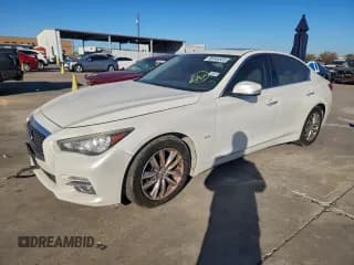 ✅ 2017 Infiniti Q50 Premium • VIN: JN1EV7APXHM730761 • Lot: 96445555. Listed on Copart with 106,984 mi. Free auction sales archive from the USA and detailed vehicle history report at DreamBid. Image 1.