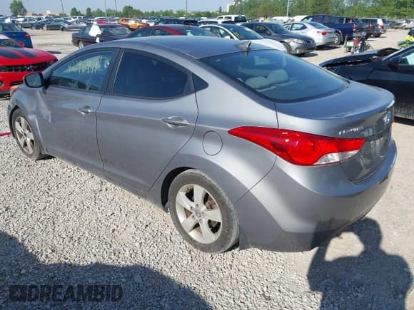 ✅ 2012 Hyundai Elantra Limited • VIN: KMHDH4AE2CU455811 • Lot: 42296941. Listed on IAAI with 230,105 mi. Free auction sales archive from the USA and detailed vehicle history report at DreamBid. Image 3.