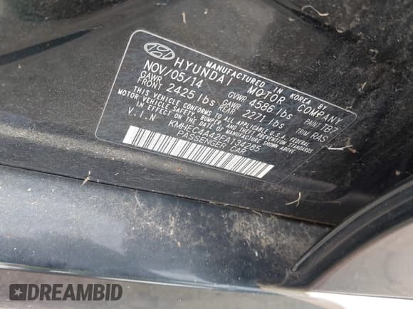 ✅ 2015 Hyundai Sonata Limited • VIN: KMHEC4A42FA134285 • Лот: 43709248. Опубликован ранее на IAAI с пробегом 199 980 миль. Бесплатный доступ к архиву аукционных продаж из США и подробный отчёт об истории автомобиля на DreamBid. Изображение 9.