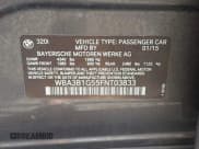 ✅ 2015 BMW 3 Series 320i • VIN: WBA3B1G55FNT03833 • Лот: 43379432. Опубликован ранее на IAAI с пробегом 171 664 миль. Бесплатный доступ к архиву аукционных продаж из США и подробный отчёт об истории автомобиля на DreamBid. Изображение 9.