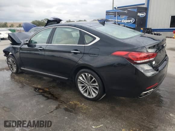 2016 Hyundai Genesis 3.8L z VIN KMHGN4JE8GU106499, wystawiony jako Copart lot #81420964 z przebiegiem 109 935 mil mil oraz Szkoda całkowita • Salvage title. Historia ofert i sprzedaży dostępna na DreamBid. Obrazek 2.