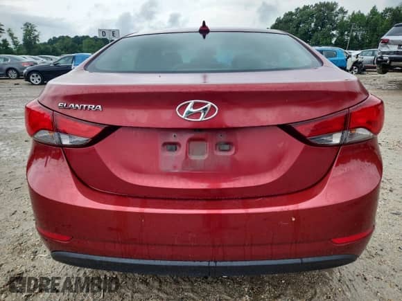 2016 Hyundai Elantra SE with VIN 5NPDH4AE0GH775049, listed as a Copart auction lot 64575325 with 107,542 mi miles and Clean title. Bid and sale history available at DreamBid. Image 6.