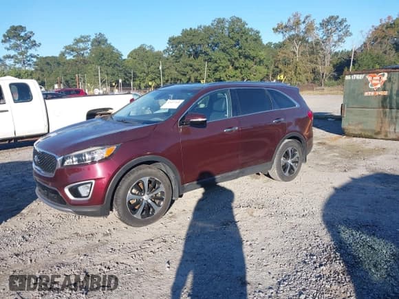 ✅ 2017 Kia Sorento EX • VIN: 5XYPH4A56HG236957 • Лот: 43497841. Опубликован ранее на IAAI с пробегом 35 221 миль. Бесплатный доступ к архиву аукционных продаж из США и подробный отчёт об истории автомобиля на DreamBid. Изображение 2.