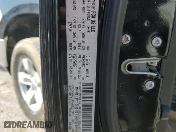 2017 Ram 1500 SLT с VIN 1C6RR7LT3HS561053, выставлен на аукционе Copart как лот 49153535 с пробегом 139 842 миль миль и Списание • Salvage title. История ставок и продаж доступна на DreamBid. Изображение 12.