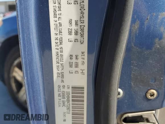 2007 Dodge Caliber SXT с VIN 1B3HB48B47D296719, выставлен на аукционе Copart как лот 73594064 с пробегом Не указан миль и Списание • Salvage title. История ставок и продаж доступна на DreamBid. Изображение 13.