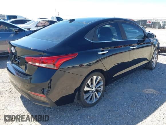 2020 Hyundai Accent Limited z VIN 3KPC34A66LE092810, wystawiony jako IAAI lot #42875654 z przebiegiem 40 183 mil mil oraz . Historia ofert i sprzedaży dostępna na DreamBid. Obrazek 4.