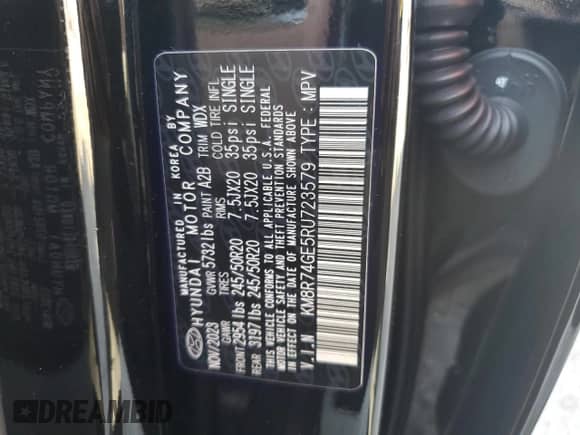 2024 Hyundai Palisade Calligraphy z VIN KM8R74GE5RU723579, wystawiony jako Copart lot #67461754 z przebiegiem 2 256 mil mil oraz Nie do naprawy • Non repairable. Historia ofert i sprzedaży dostępna na DreamBid. Obrazek 16.