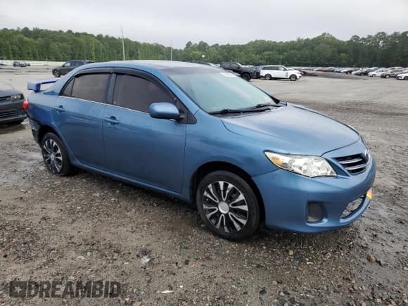 ✅ 2013 Toyota Corolla L • VIN: 5YFBU4EE4DP077569 • Lot: 66880095. Listed on Copart with 248,475 mi. Free auction sales archive from the USA and detailed vehicle history report at DreamBid. Image 4.