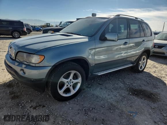 ✅ 2002 BMW X5 4.4i • VIN: 5UXFB33582LH38970 • Lot: 87426725. Listed on Copart with 199,069 mi. Free auction sales archive from the USA and detailed vehicle history report at DreamBid. Image 1.