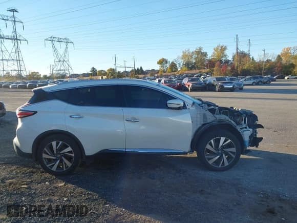✅ 2018 Nissan Murano SV • VIN: 5N1AZ2MH6JN108001 • Lot: 43625163. Listed on IAAI with Not provided. Free auction sales archive from the USA and detailed vehicle history report at DreamBid. Image 13.