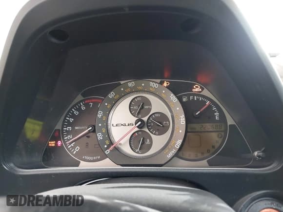 ✅ 2004 Lexus IS 300/350 • VIN: JTHBD192440082889 • Lot: 42869747. Wystawiony na IAAI z przebiegiem 220 688 mil. Bezpłatny archiwum sprzedaży aukcyjnych z USA i szczegółowy raport historii pojazdu na DreamBid. Zdjęcie 7.