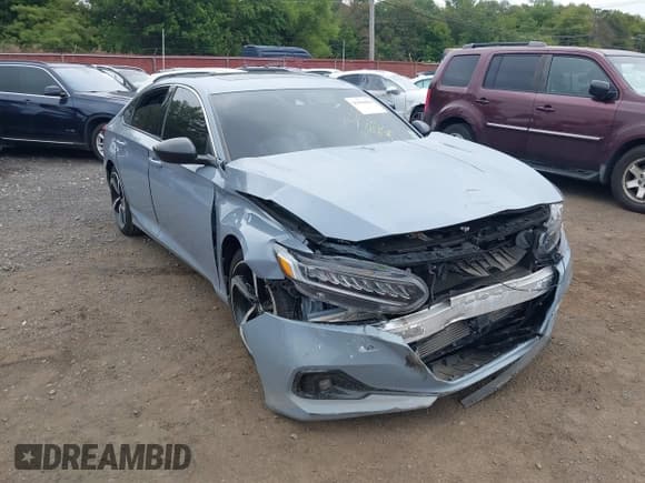 ✅ 2021 Honda Accord Sport • VIN: 1HGCV2F37MA014054 • Lot: 43184494. Listed on IAAI with Not provided. Free auction sales archive from the USA and detailed vehicle history report at DreamBid. Image 18.